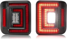 Red Tail Lights Jeep Wrangler JL 2018-2025 Flush