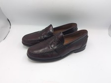 Bass Weejuns "Brunell" Penny Loafers Mens 8.5M Burgundy / Oxblood