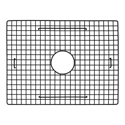 Native Trails GR2217 22-3/4''L x 17-1/4''W Steel Basin Rack - Black
