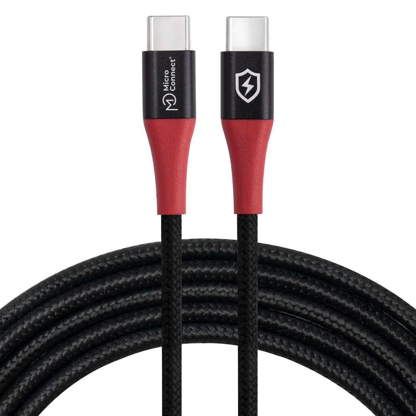 MicroConnect MC-CUSBC-SC USB C to USB C Cable 1.5m 60W 3A Black