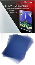 10 Ultra Pro 6x9 Toploaders New Photo Sports Card Collectible Storage Sleeve