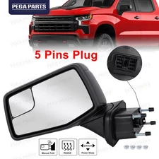 Mirror Driver Left Side Heated For 2019-2023 Chevrolet Silverado 1500 Truck
