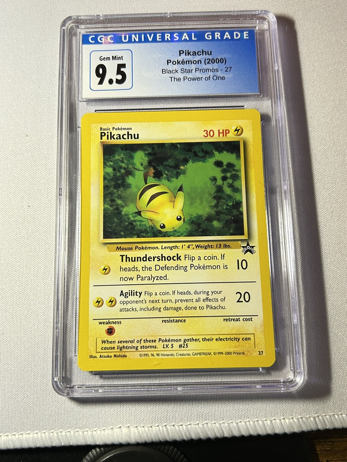 Pikachu 2000 Wizards Black Star Promo #27 Base Price Guide