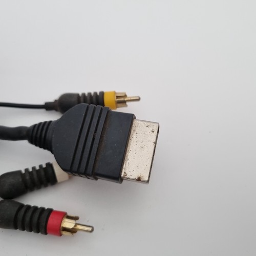 Official Microsoft Xbox Composite AV Cable Lead ++ FREE POST - Picture 6 of 8