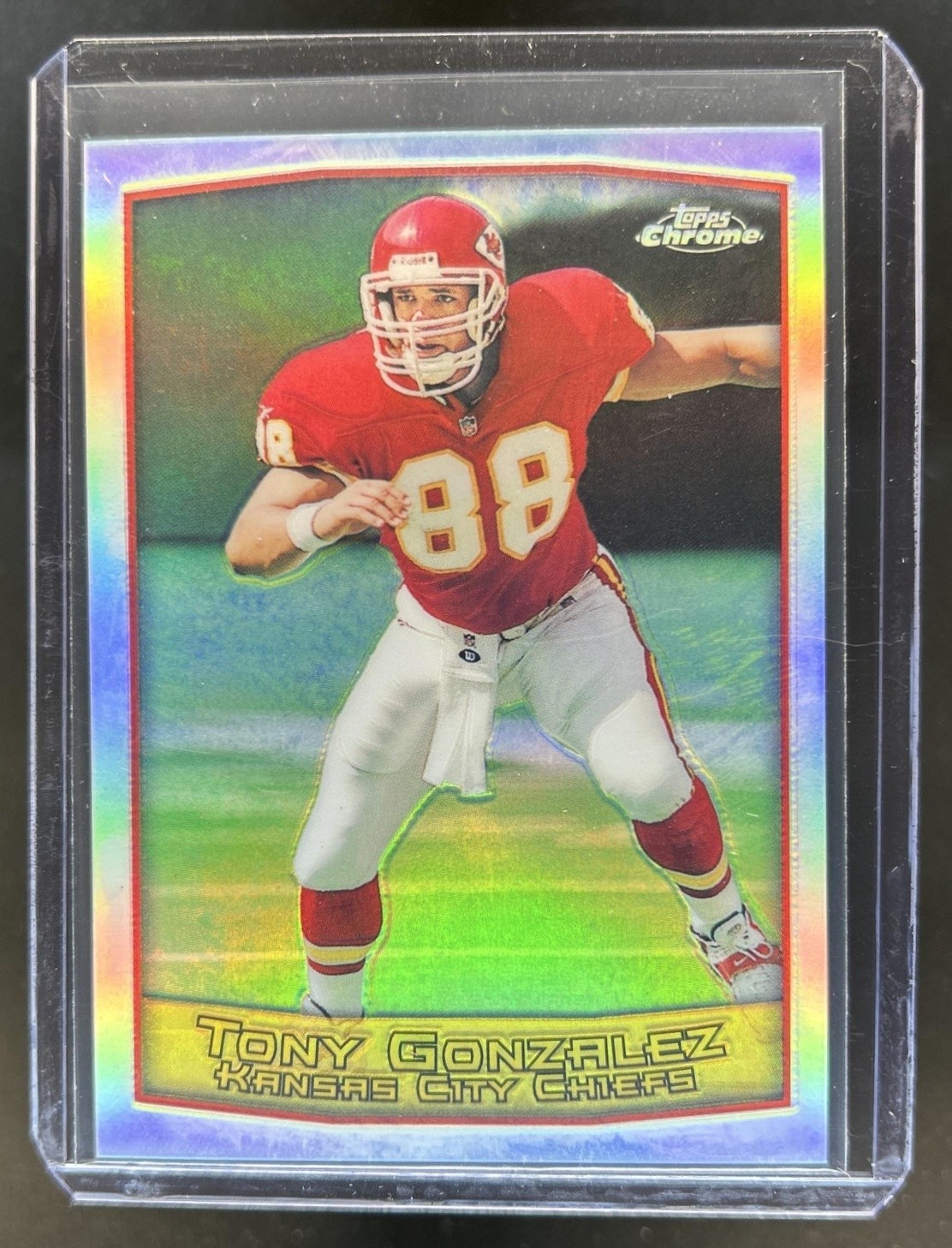 1999 Topps Chrome Tony Gonzalez Refractor #58 Chiefs