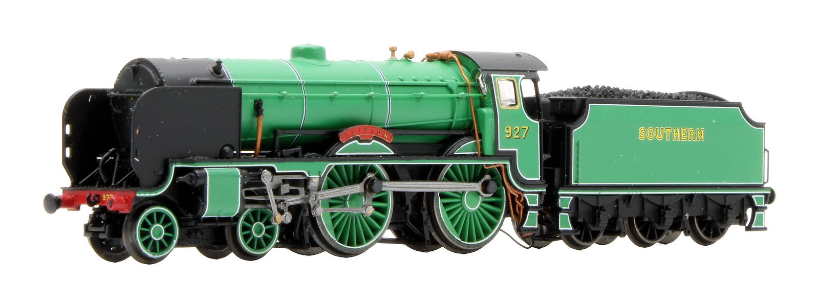 DAPOL 'N' 2S-002-008 SOUTHERN GREEN SCHOOLS CLASS V 927 'CLIFTON' STEAM LOCO