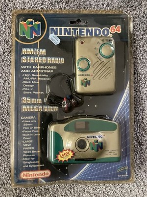 Nintendo 64 AM/FM Stereo Radio with Earphones & Large View Finder Collectible
