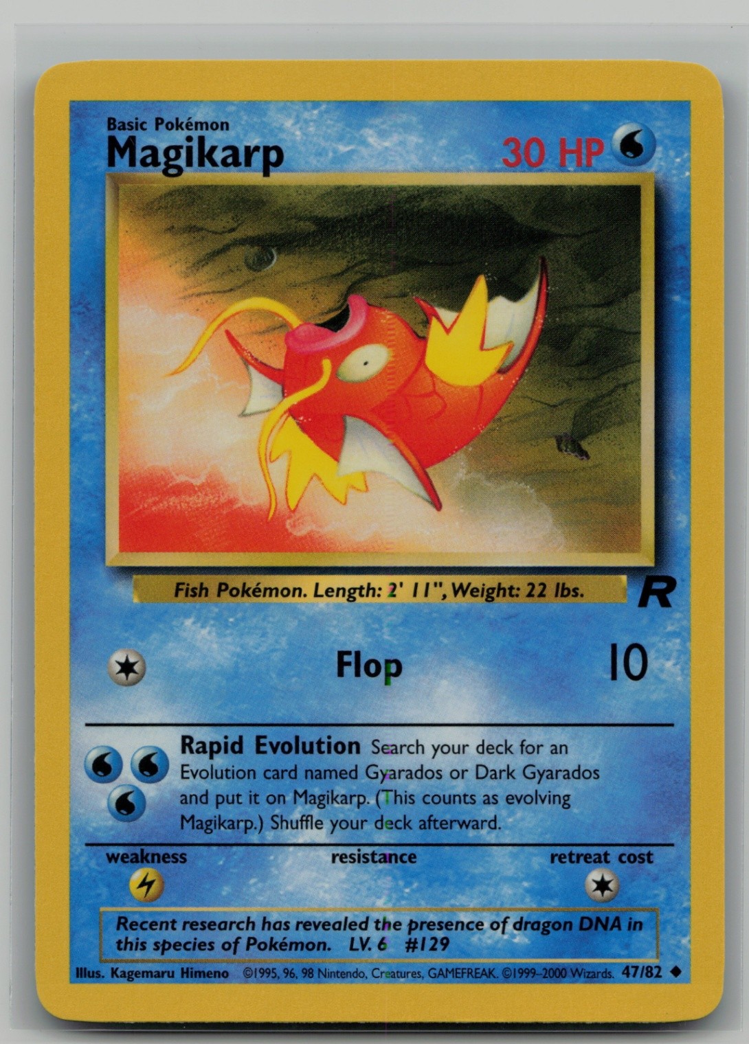 Magikarp Uncommon Team Rocket 47/82 NM