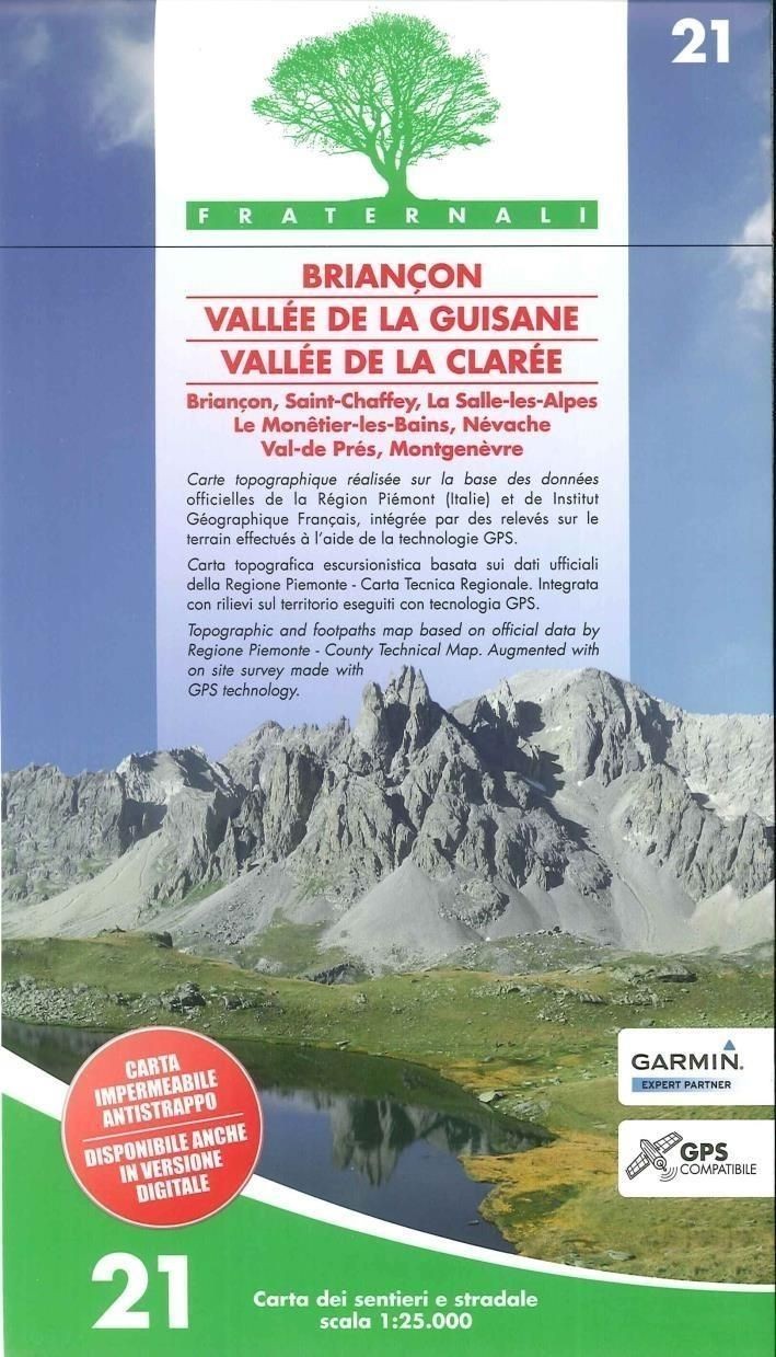 Libro Nuovo - Carta N. 21. Briancon, Vallee De La Guisane, Vallee De La Claree.