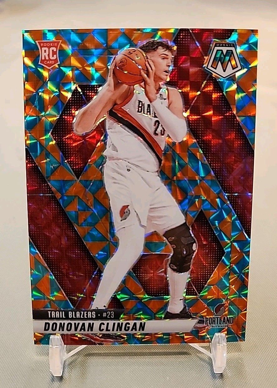 2024-25 Panini Mosaic Rookies Donovan Clingan #246 Tessellation Mosaic /15