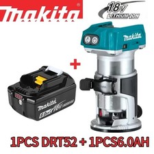 Makita DRT52 Cordless Woodworking Trimmer 18V Slotting 18V Battery