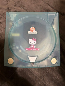 Dreamcast Hello Kitty Blue Console Only DC Japan Sanrio Power OK No Tetsed