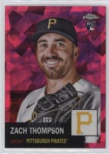 2022 Chrome Platinum Anniversary Fuchsia Atomic Refractor /100 Zach Thompson 4f5