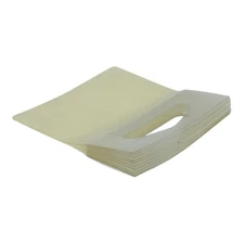 500 Tabs Scotch Hang Tabs Clear Plastic w/ Pressure Sensitive Adhesive 2" x 2"