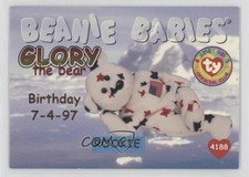 1998 Ty Beanie Babies Series 1 Birthday or Rookie Chase Red Glory the Bear mp7
