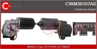 Casco CWM30107AS Wischermotor Vorne FüR CitroËN Passend FüR Fiat Peugeot