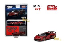 1/64 Mini GT #506 Lamborghini Aventador SVJ Roadster  (Rosso Efestos) MGT00506