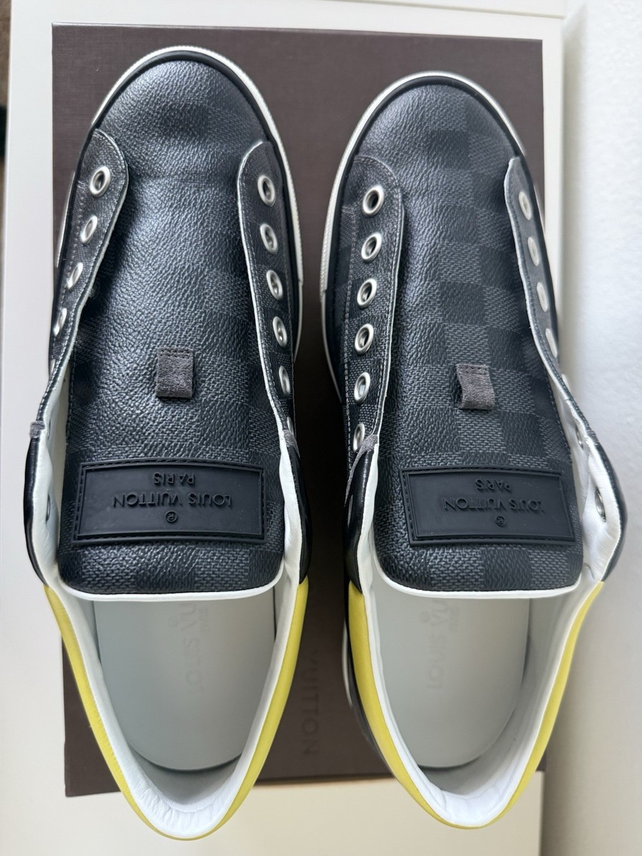Brand New Louis Vuitton Twister Trainer Gray Damier Suede  display picture 1