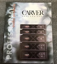 Carver Professional Audio Products Catalogbrochure Carver Professional Audio Products Catalogbrochure