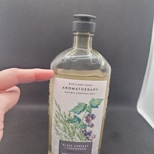 Bath  Body Works Aromatherapy Black Currant  Cedarwood Body Wash  Foam Bath