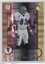 2001 Donruss Elite Rookie 257/450 Alge Crumpler #158 a2f