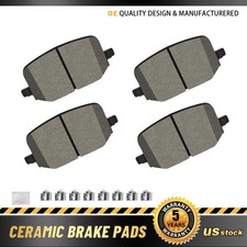 Rear Ceramic Disc Brake Pads w/ Hardware for 2020 2021 2022 - 2025 Ford Explorer