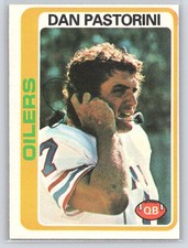 1978 Topps #301 Dan Pastorini - Oilers