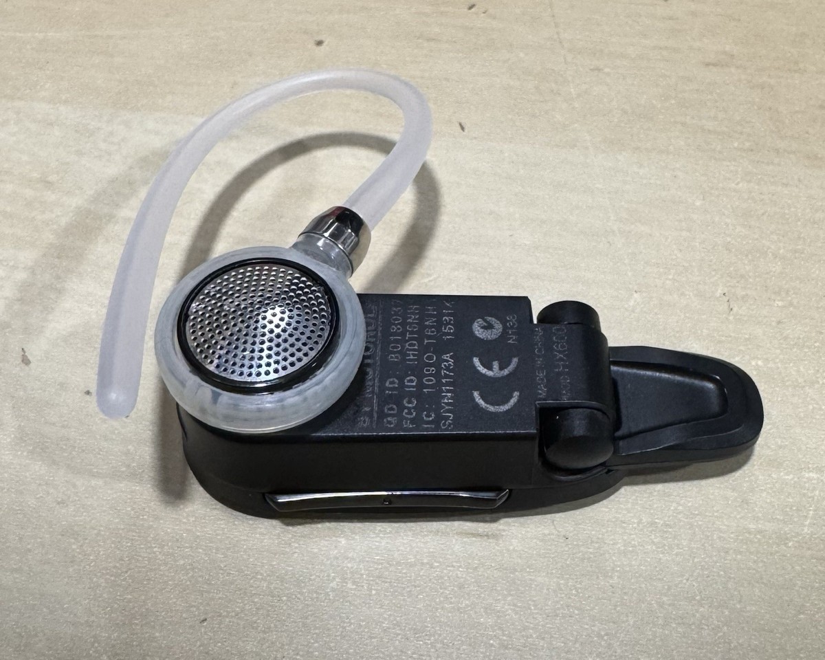 Motorola Boom HX600 Wireless Bluetooth Headset Flip Mic HD PARTS