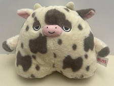 Jazwares Russ Daydreamerz Make Someone Happy Sleepy Tan/ Brown Cow Plush NWOT