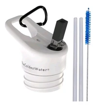 The Coldest Water Insulated Standard v2 Sports Straw Cap Flip Top Fit Hydroflask