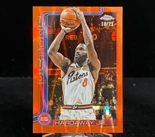 2025-26 Topps Chrome Tim Hardaway #7 Orange Ray Wave 10/25