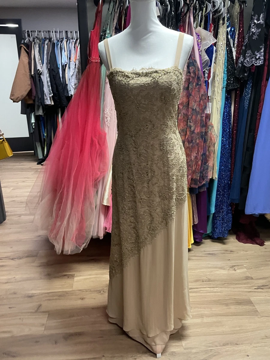 50s wedding dress long Size 6 Bridal Gown main image 1