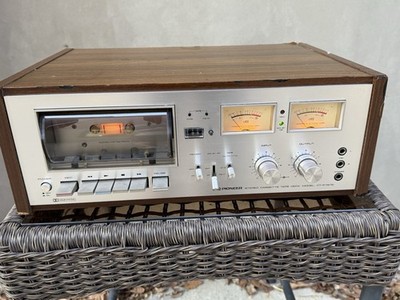 Vintage Pioneer CT-F7272 Cassette Tape Deck - Wooden Cabinet