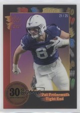 2021 Wild Card Nationals 30th Anniversary Black Red /25 Pat Freiermuth nd3