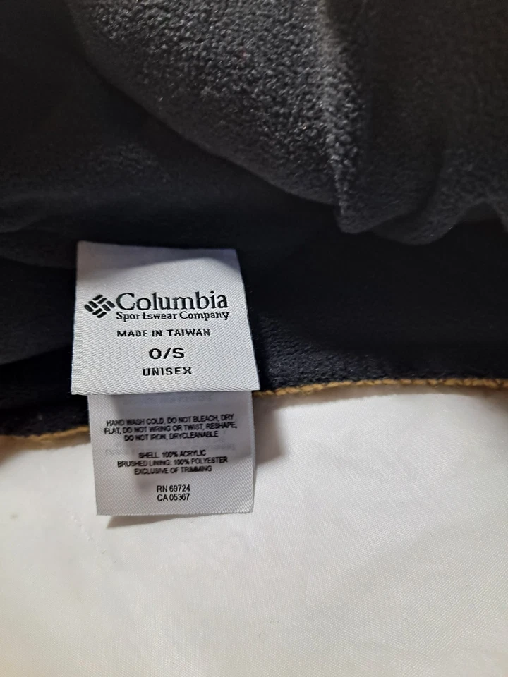 Gorro Columbia Marrón Tejido Oreja Solapa Unisex O/S Invierno Borlas Trenzadas Gorpcore Foto 4 de 4