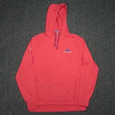 B Draddy Hoodie Mens Small Red Cool Hoodie Pullover Folds Of Honor Sport NWT