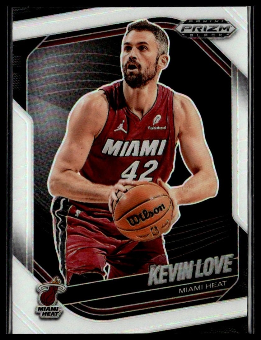 LP Kevin I. 2枚セット　New Dimensions LP レコード 2024-25 Panini Prizm Black 183 Kevin Love Miami Heat White 063/175