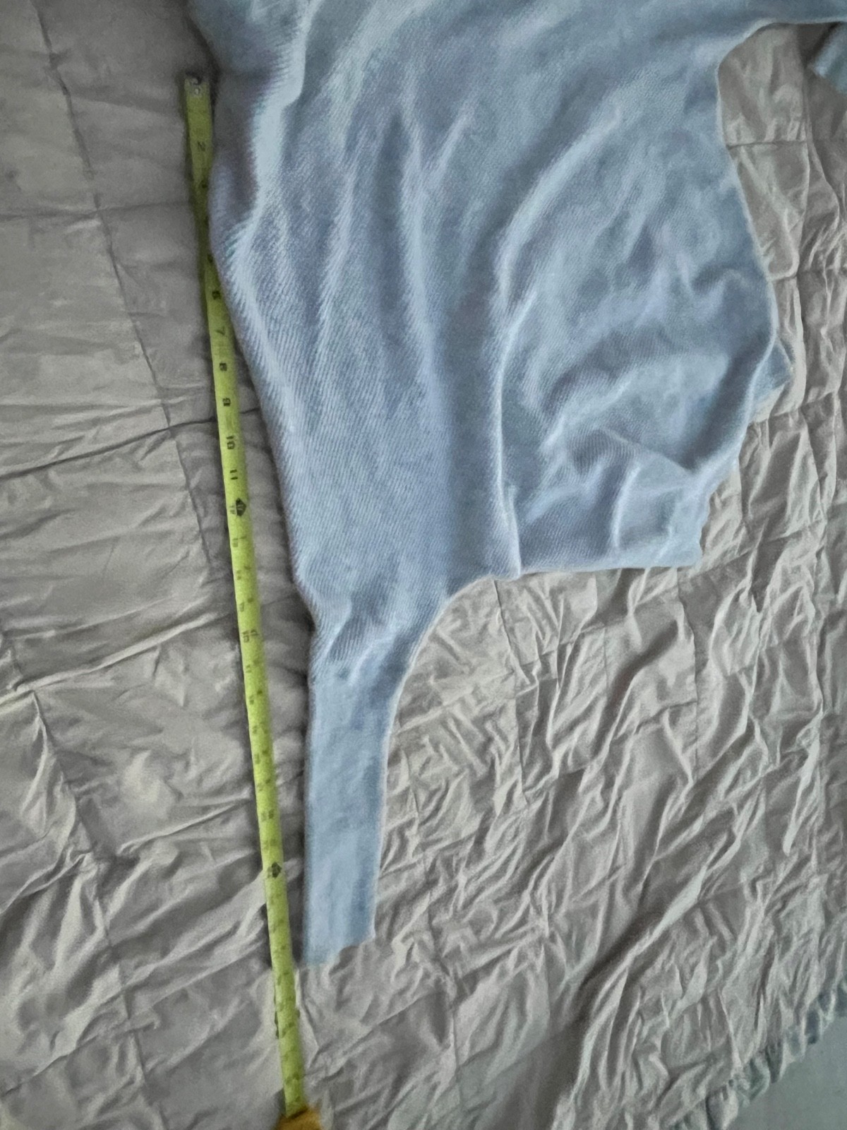 Allsaints Ridley Ribbed Wool Cashmere Sweater in Grey, Size S image 6