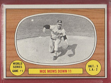 1967 Topps #151 World Series Game 1/Moe Drabowsky - Set Break - 522🔥⚾🔥
