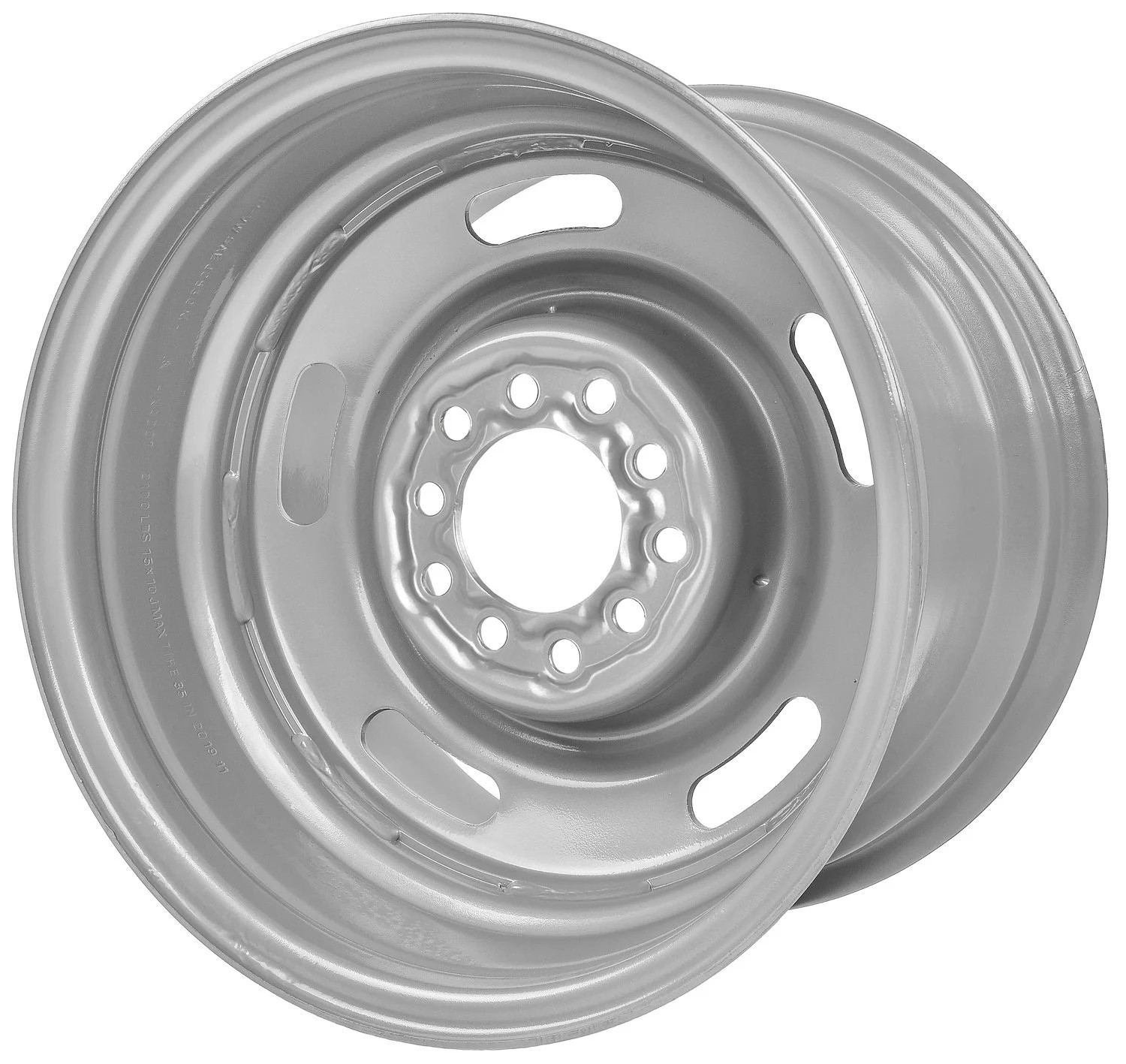 JEGS Rally Wheel [Size: 15" x 10"] Silver