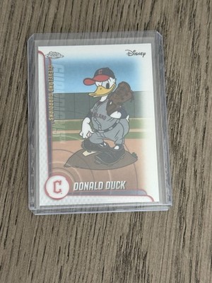 Donald Duck Cleveland Guardians Disney SSP - 2025 Topps Chrome Update