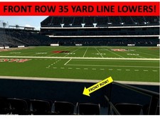 4 TICKETS SAN DIEGO STATE vs  JAMES MADISON 9/19 - FRONT ROW LOWER SIDELINE!!!