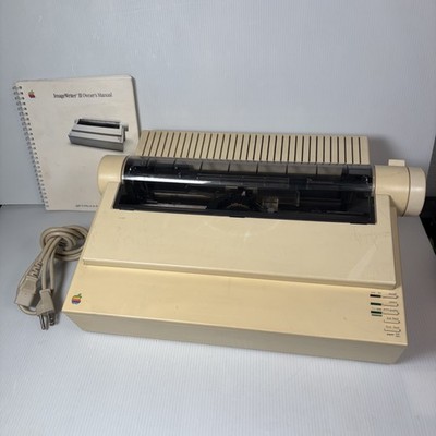 アップルレーザーライターII ヴィンテージ Vintage Apple ImageWriter II Dot Matrix Printer with Original