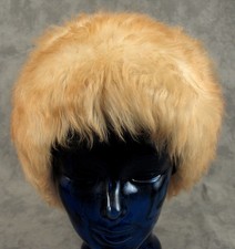 VINTAGE GENUINE TUSCAN DYED LAMB SKIN FUR HAT Made in ITALY Excellent Condition