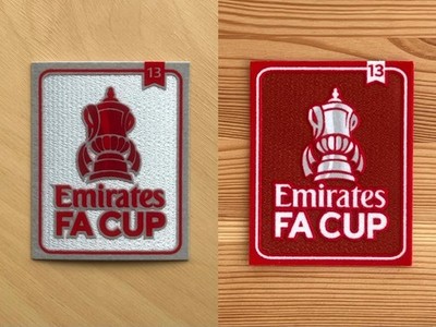 Insigne Arsenal - Patch Velours à Repasser - Vainqueur FA Cup (14 Fois)