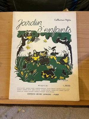 Jardin d'enfants Recueil de pièces pour piano partitions éd. Lemoine 1er recueil - Photo 1/4