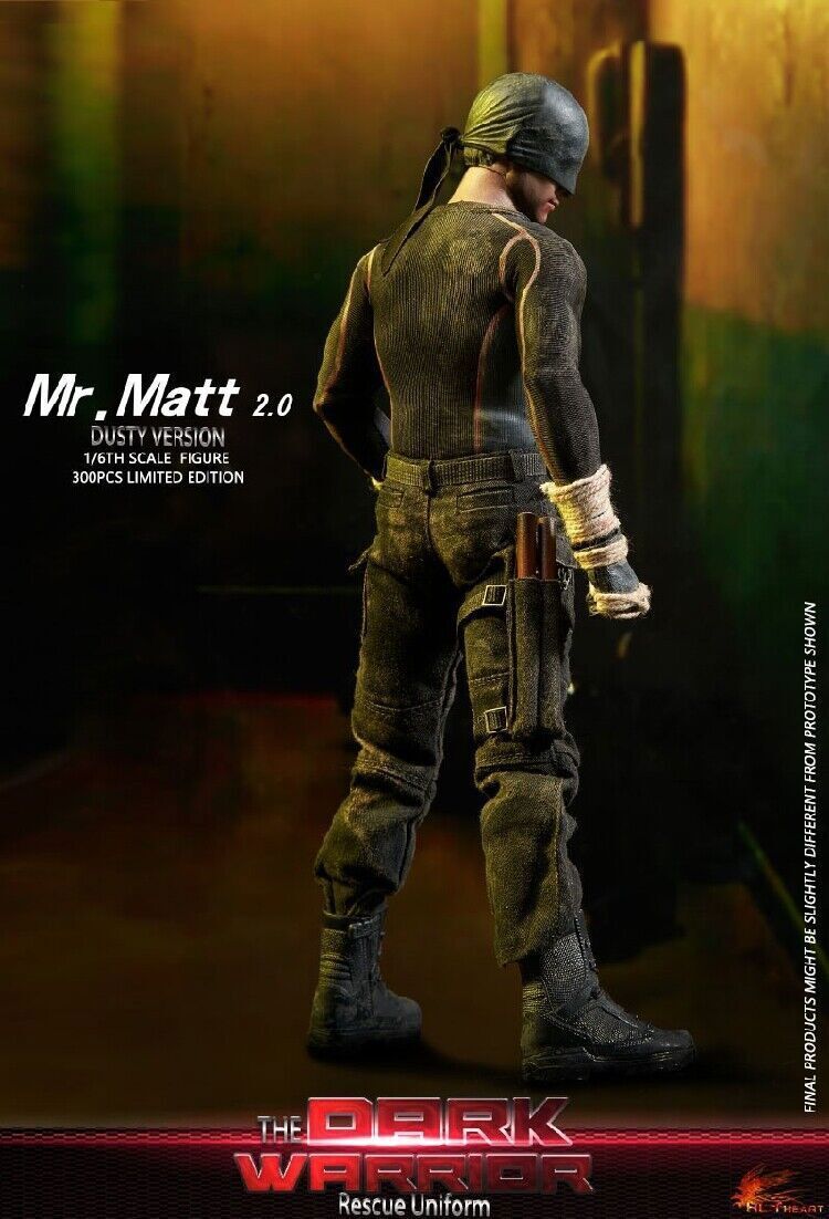 HOT HEART FD010B 1/6 The Dark Warrior Mr. Matt Action Figure HOT HEART FD010B 1/6 The Dark Warrior Mr. Matt Action Figure