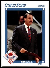 Chris Ford #260 1991 NBA  Hoops Coach Celtics B0152A