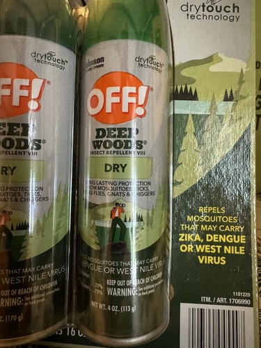 OFF! Deep Woods Dry Insect Repellent Set /3 pack - Picture 3 of 10