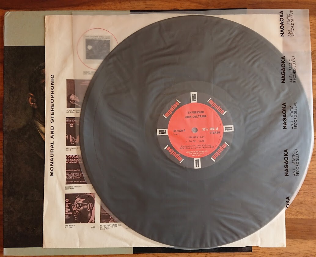 JOHN COLTRANE / EXPRESSION レコード John Coltrane – Expression – Vinyl (Gatefold, LP, Album